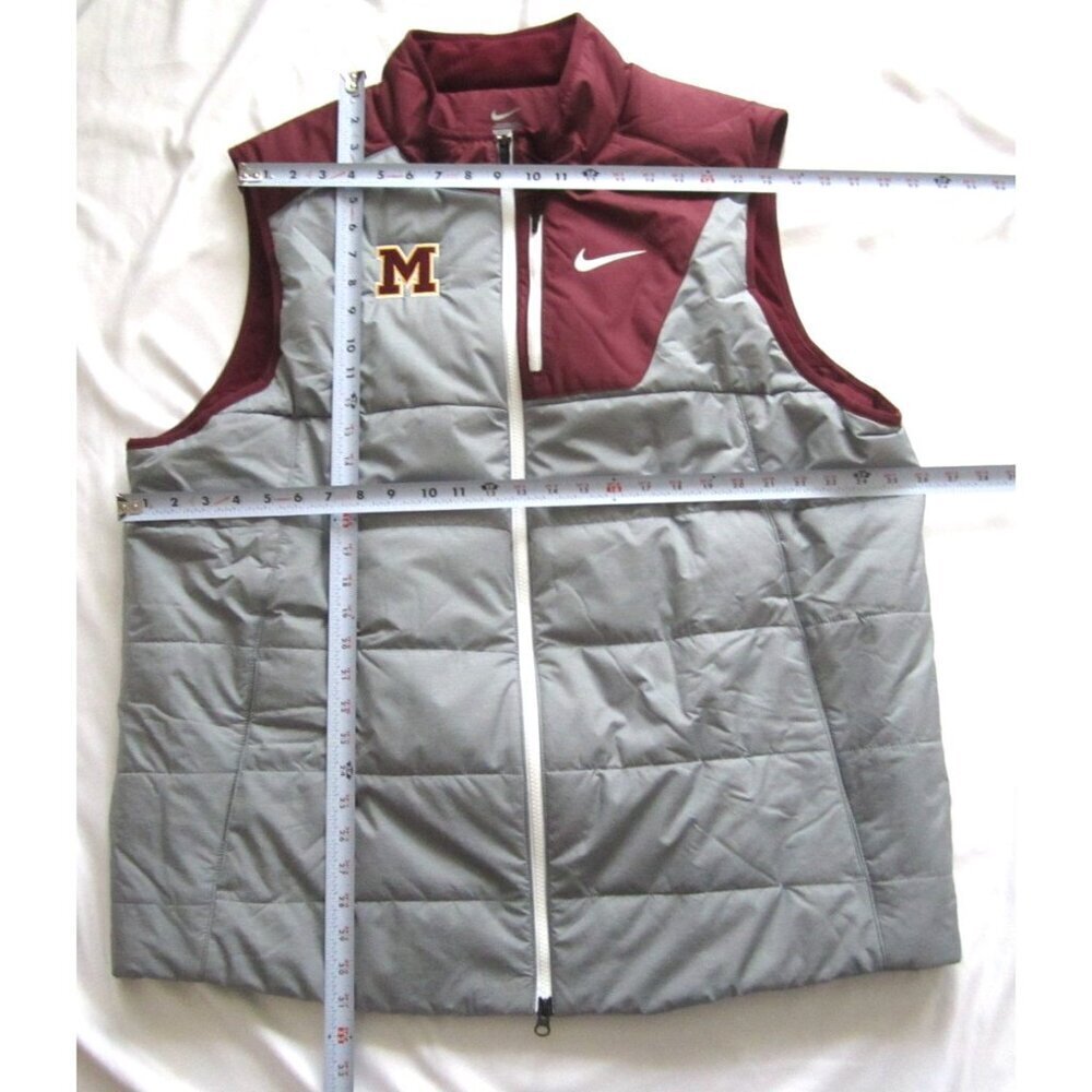 Men‎ Nike Puffer University of Minnesota Full Zip Vest Sz XXL (MJ64) - Picture 3 of 12